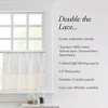 29"x24" Lush Decor Brigitte Embroidery Eyelet Scalloped Edge Kitchen Tiers Neutral Pair - 2 of 4
