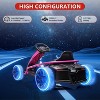 24V Go Kart for Kids, 300W*2 Extra Powerful Motors, 9Ah Large Battery 8.1MPH High Speed Drifting with Music, Horn, Max Load - 4 of 4