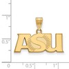 Black Bow Jewelry 14k Yellow Gold Arizona State Sun Devils NCAA Large Pendant - 2 of 3