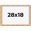 PosterPalooza | Minimalist Shadow Box Brown Picture Frame - UV Acrylic, Backing Board, Hanging Hardware - 2 of 4