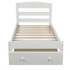 ALEXOUN Twin Size Bed Frame with Drawers,Twin Size Platform Bed with Headboard and Footboard & Wood Support Slats,No Box Spring Needed - 4 of 4