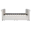 YOOCOZZ Twin Size Velvet Upholstered Daybed with Two Storage Drawers and Armrests - 2 of 4