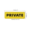 Unique Bargains Acrylic Self-Adhesive Wall Mounting Decor Home Door Private Sign - 2 of 4