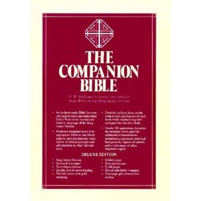 Companion Bible-KJV - by  E W Bullinger (Leather Bound)