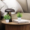 BRINJOY 6-Pack Small Artificial Potted Plants ¨C Realistic Flocked Eucalyptus Greenery for Indoor Home & Office Decor (Green) - 4 of 4