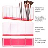 Acrylic Makeup Brush Organizer Compartment Office Organizers for Desk - Elavain - 3 of 4