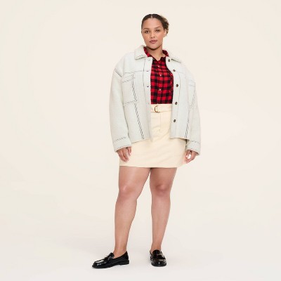 Women's Shacket - Woolrich x Target Cream