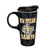 New Orleans Saints, Travel Latte, Justin Patten Logo - 2 of 2