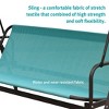Aoodor 3-Person Outdoor Patio Swing Chair with Adjustable Canopy - Perfect for Patio, Garden - 4 of 4
