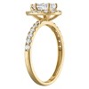 Naturalux 14K Gold 1.7 cttw Lab Grown Diamond Halo Ring - 2 of 4