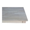 International Concepts Solid Wood Top Table - 4 of 4