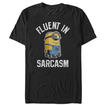 Men's Despicable Me Minion Fluent in Sarcasm T-Shirt