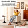 Okak Modern Comfy Chenille Upholstered Reading Chair with Armrest & Backrest,Lounge Armchair Accent Chairs for Living Room,Bedroom - 4 of 4