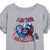 Women's - Star Wars - I Am Your Valentine Darth Vader Oversized Graphic T-Shirt - 2 of 4
