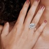 Pompeii3 Certified 6.50Ct High Jewelry Diamond Ring 14k Gold Lab Created - 4 of 4