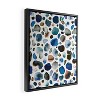 Ninola Design Watercolor Stains Blue Gold Art Canvas - Society6 - 2 of 4