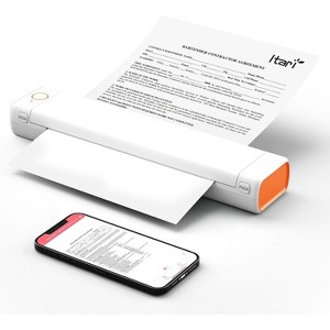 Phomemo M08F Portable Wireless Printer for Travel Mini Home Printer - White - 1 of 4