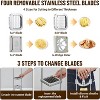Commercial Vegetable Chopper Stainless Steel French Fry Cutter With 4pcs Blades - 4 of 4