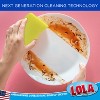 Lola Products Heavy Duty MADE IN USA Scrub Sponges, Superior Sponge Lasts up to 4x Longer, Reusable Long Lasting, Next Generation Cleaning - 2 Pack - 2 of 4