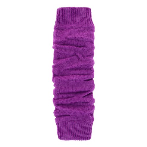 Ctm Women's Solid Leg Warmers, Purple : Target