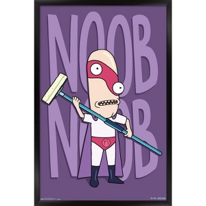 Trends International Rick And Morty - Noob Noob Framed Wall Poster Prints - 1 of 4
