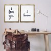 Stupell Industries Glam I Love You Phrase, 31" x 25" - 2 of 4