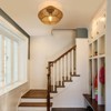 YIYIBYUS Woven Rattan Ceiling Mount Light with Cage Shade for Bedroom - 2 of 4