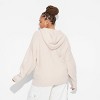 Women's Oversized Ribbed Hoodie Pullover Sweater - Wild Fable™ - 3 of 3