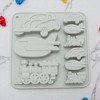 Unique Bargains Candy Mould 9-Cavity Vehicle Candy Mould Hand Wash 5.91"x5.87"x0.75" 1 Pc - 2 of 4