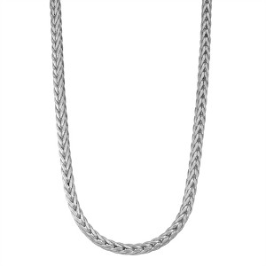 Giorgio Di Vicenza Sterling Silver 3.75mm Wheat Chain Necklace - 1 of 2
