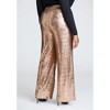 ELOQUII Women's Plus Size Sequin Trouser - 4 of 4
