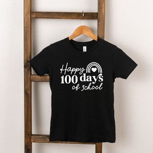 The Juniper Shop Happy 100 Days Of School Toddler Short Sleeve Tee - 1 of 2