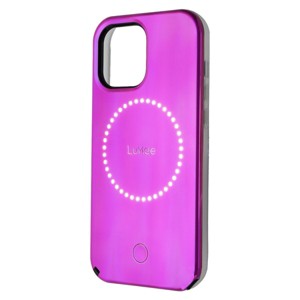 Case-Mate LuMee Halo Case for iPhone 13 Pro Max/12 Pro Max - High Voltage Pink - 1 of 1