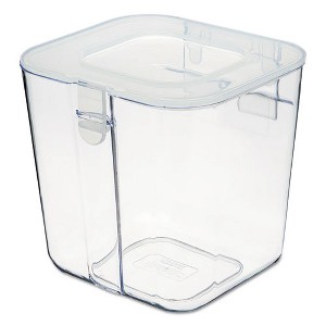 Deflecto Stackable Caddy Organizer, Small, Clear, 4.33" x 4" x 4.38" - 1 of 4