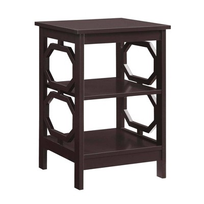 Omega End Table Espresso - Breighton Home