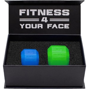 Jawzrsize Pop 'N Go 2 Packs with Different Levels of Resistance Jaw Exerciser | Perfect for your Face and Jaw - 1 of 4