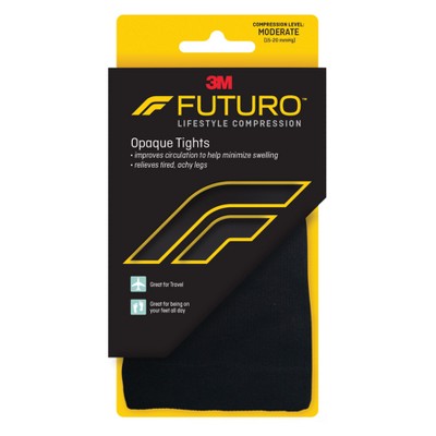 FUTURO Opaque Tights - Medium - Black