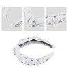 Unique Bargains Women's Knotted Simulated Pearl Rhinestones Headband 1.18" Wide 1Pc - 3 of 4