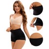 INSPIRE CHIC Women's Lace Mesh Light and Breathable Tummy Control Briefs High Waist Control Panties - 3 of 4