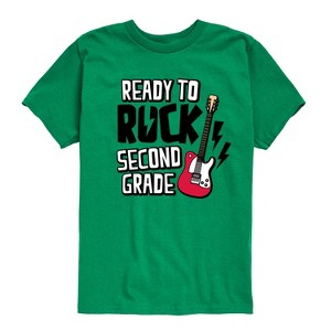 Boys' - Instant Message - Ready To Rock Second Grade Short Sleeve Graphic T-Shirt - 1 of 4