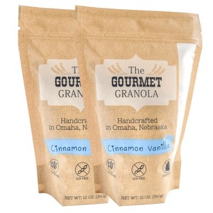 The Gourmet Granola 12 oz Cinnamon Vanilla Granola Gluten, Dairy, & Soy Free - Pack of 2 - 1 of 4