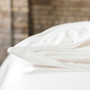 eLuxury Waterproof Pillow Protector witth Full Zippered Encasement - 1 of 4