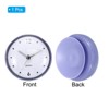 Unique Bargains Waterproof Decorative Silent Quartz Suction Cup Mini Cute Bathroom Clocks - 3 of 4
