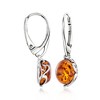 Ross-Simons Amber Drop Earrings in Sterling Silver - 3 of 4