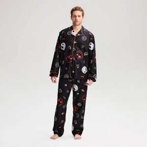 Adult Disney Nightmare Before Christmas Halloween Button-up Top