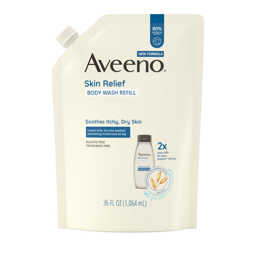 Photos - Shower Gel Aveeno Skin Relief Body Wash Refill - 36 fl oz 