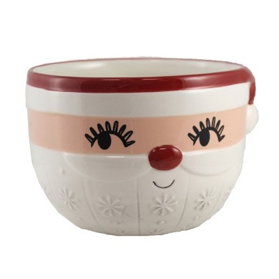 Tabletop 4.75" Santa Bowl Earthenware Christmas Ganz  -  Serving Bowls