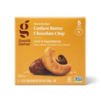 Cashew Butter Chocolate Chip Nutrition Bars - 5ct - Good & Gather™