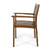 Christopher Knight Home Wilson Outdoor Acacia Wood Dining Chairs (Set of 2) - 4 of 4
