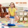 VEVOR Kids Wobble Chair, Active Chair with Sponge Cushion, Wobble Stool Improves Focus, Posture and Calm Children, Age 3-7, Blue - 3 of 4